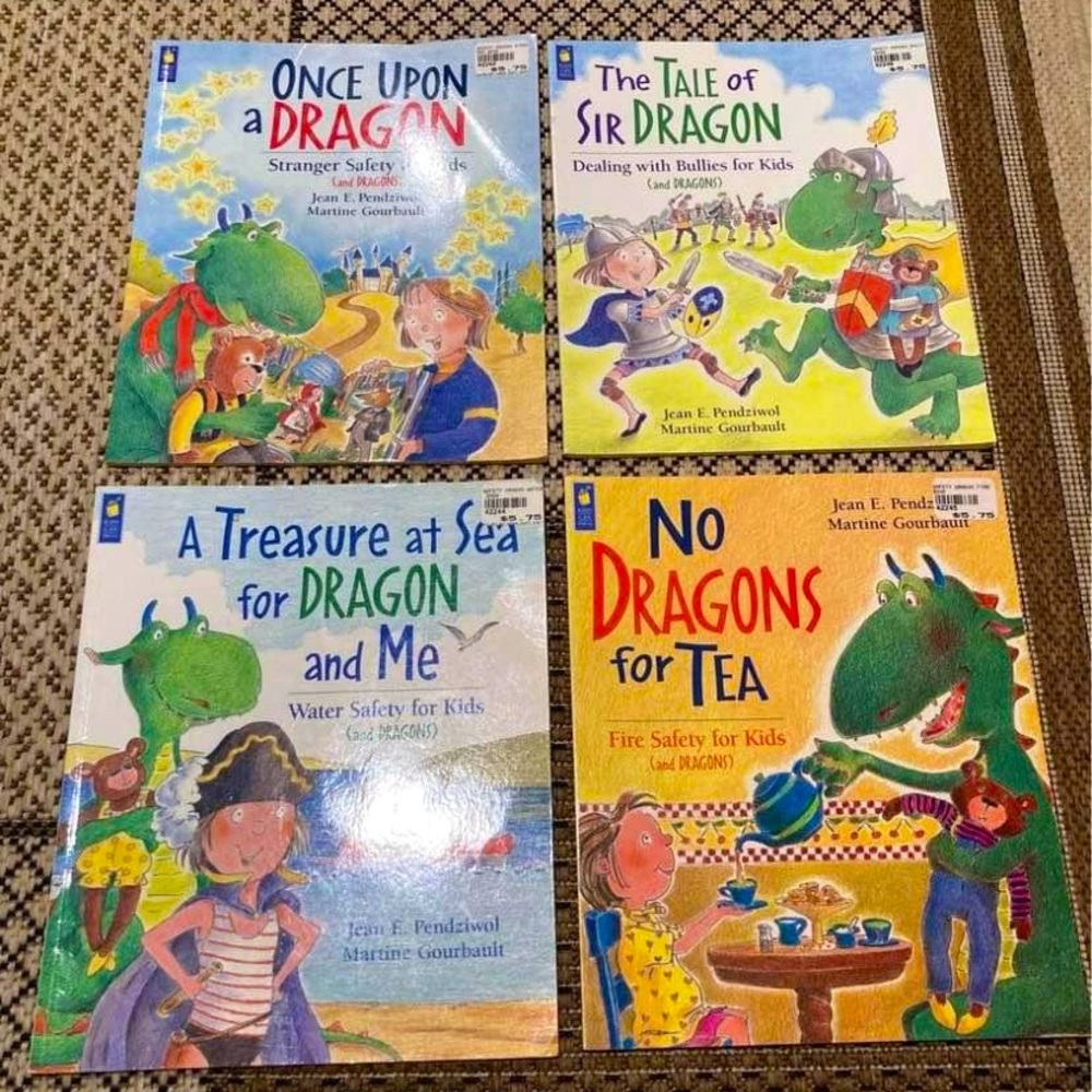 Children's Dragon Safety Book Set